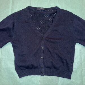 Brandy Pointelle Cardigan